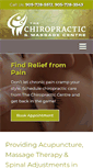 Mobile Screenshot of chiropracticcentre.ca